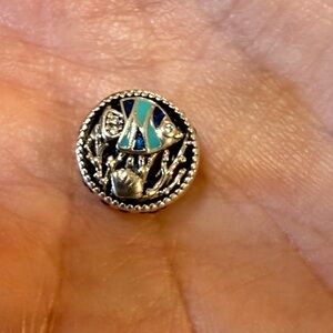 Pandora Silver and Blue Fish Bracelet Charm